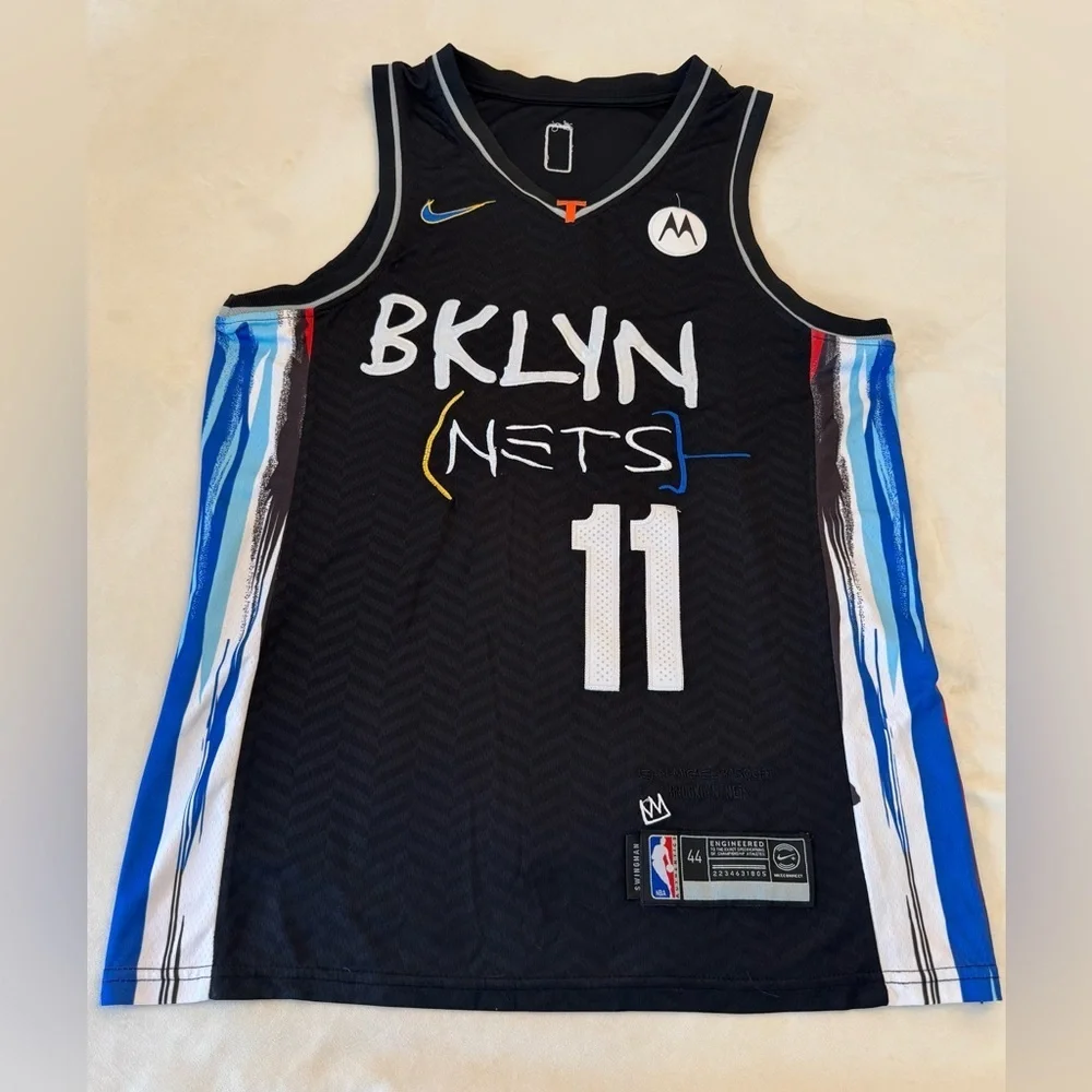 Nike NBA City ltd SW Fan Edition 20-21 Brooklyn Nets K Irving Jersey, sz 44 (M)